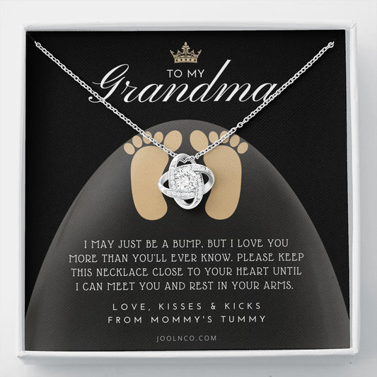 New Grandma Gift | Mom to Grandma Necklace | Pregnancy Announcement Grandparent | First Time Grandma Gifts | New Grandma Necklace