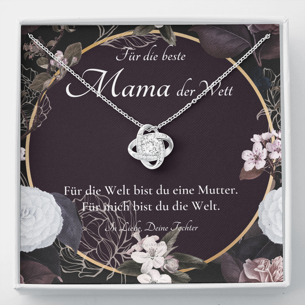 Beste Mama Der Welt, Mama Geschenk, Geschenk für Mutter Von Tochter, Geschenk Von Tochter An Mutter, Geburtstag Mama