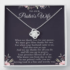 Pastor's Wife Appreciation Gift Necklace, Bible Study Gift, Christmas Present For Pastor's Wife, Best Preacher Wife Gift, Priest Wife Gift