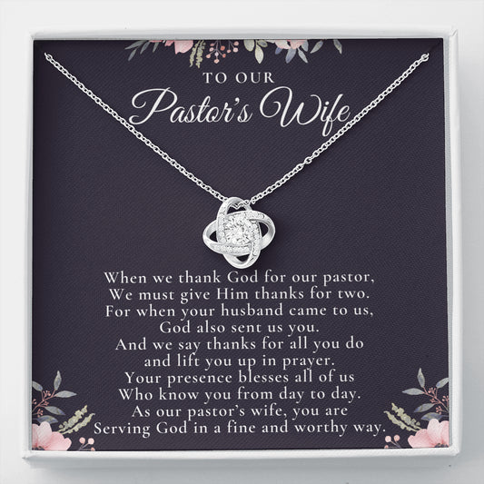 Pastor's Wife Appreciation Gift Necklace, Bible Study Gift, Christmas Present For Pastor's Wife, Best Preacher Wife Gift, Priest Wife Gift