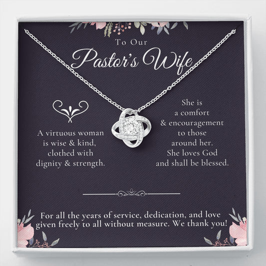 To our pastor's wife