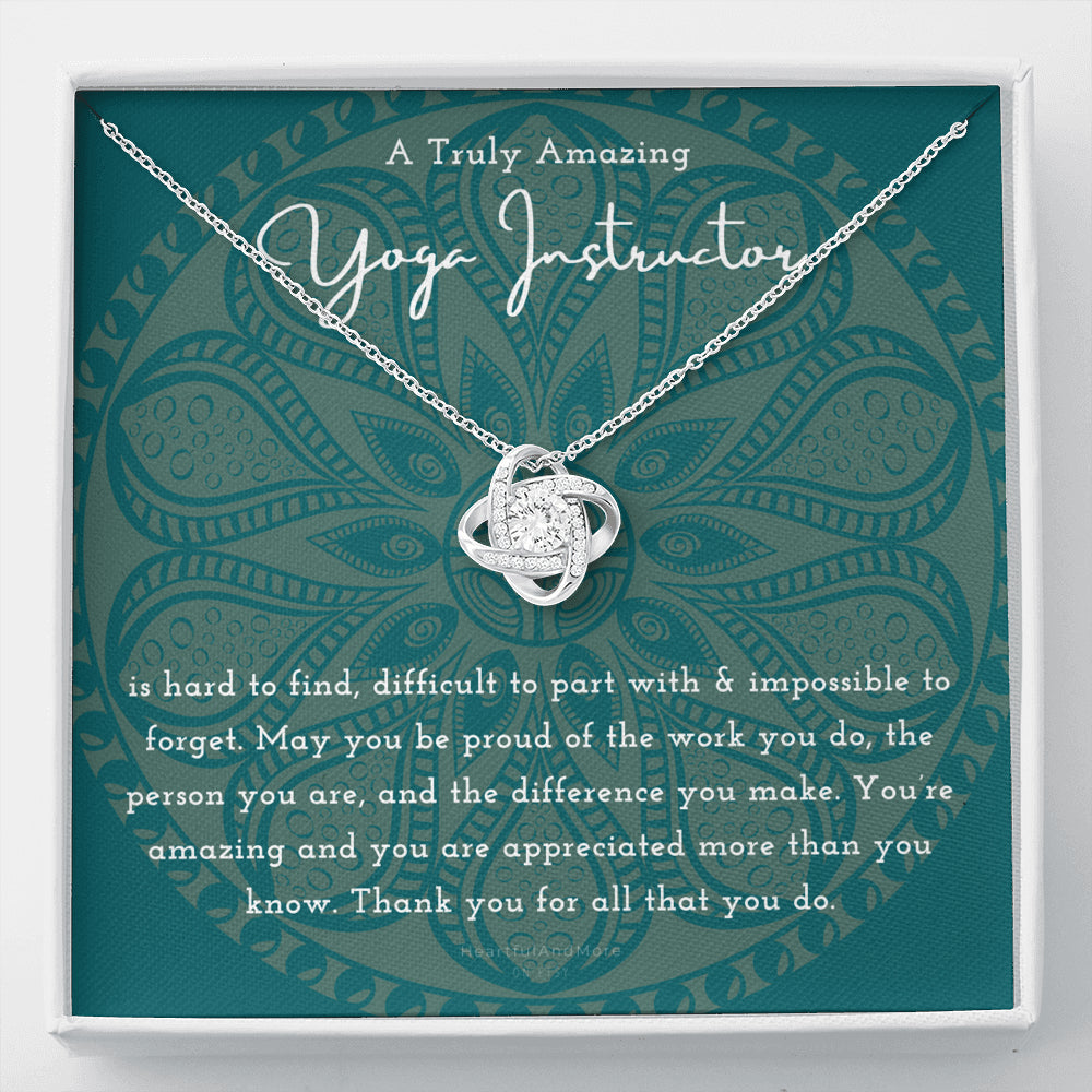 Gift For Yoga Instructor, Yoga Instructor Appreciation Gift, Yoga Teacher Necklace Gift, Yoga Teacher Jewelry, Yoga Teacher Thank You Gift
