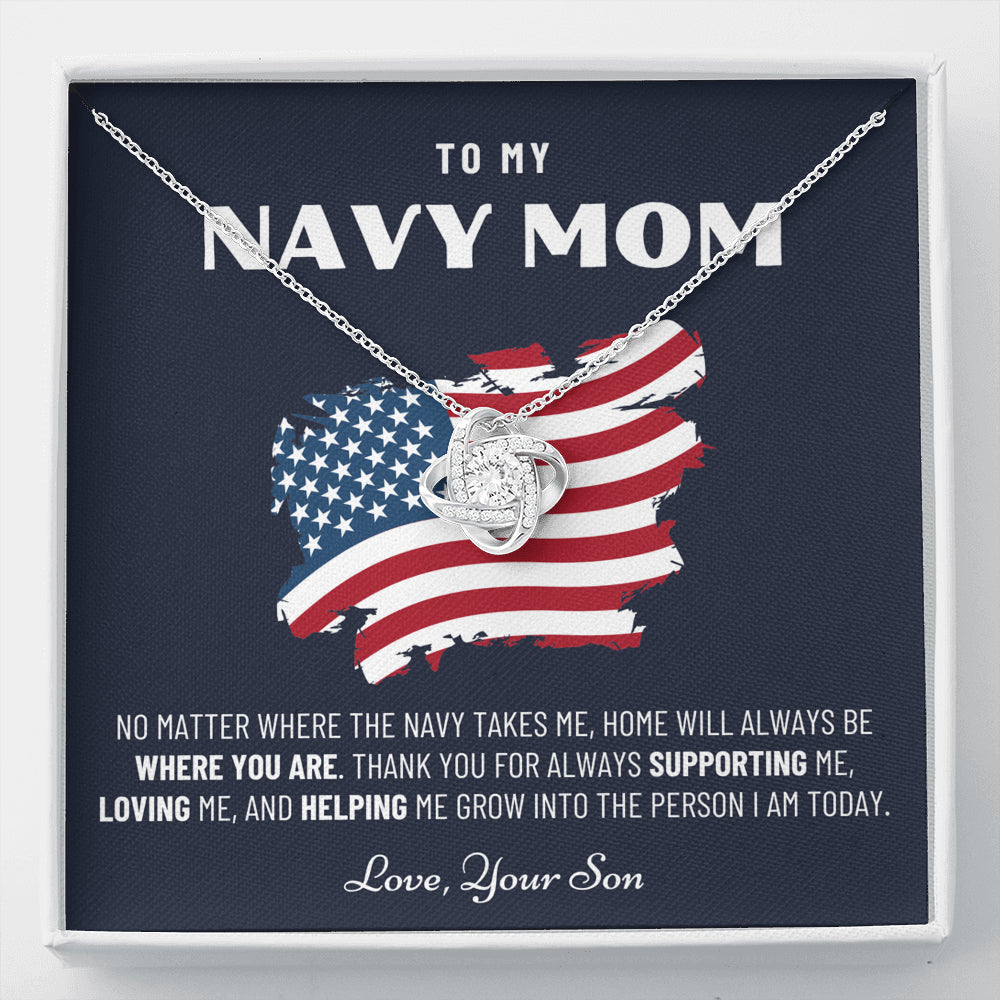 Military Mom Gift, Navy Mom Mothers Day, Navy Mom Gift, Deployment Gift, Navy Mom Necklace from Son, Military, Deploy Gift, Best Navy Mom