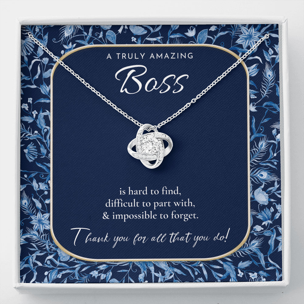 Boss Gift, Necklace for Boss, Gift for Female Boss, Girl Boss, Boss Lady, Thank You Gift, A Truly Amazing Boss Gift, Best Boss