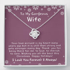 Christmas Gift for Wife, Christmas Gift for Her, Heart Necklace for Wife, Christmas Present for Wife, Christmas Gift Ideas for Wife