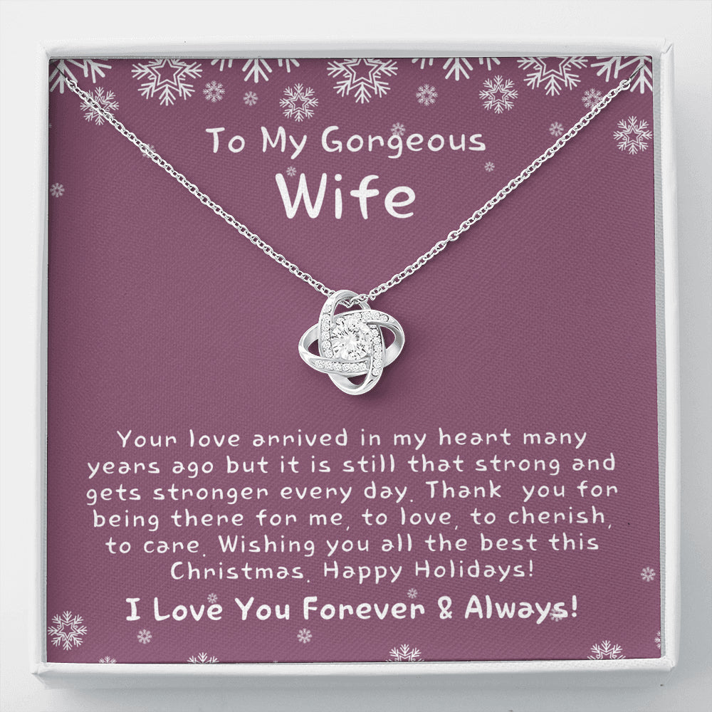 Christmas Gift for Wife, Christmas Gift for Her, Heart Necklace for Wife, Christmas Present for Wife, Christmas Gift Ideas for Wife