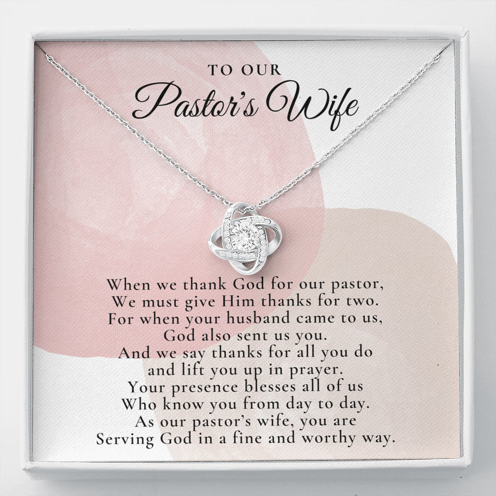Pastor's Wife Appreciation Gift Necklace, Bible Study Gift, Christmas Present For Pastor's Wife, Best Preacher Wife Gift, Priest Wife Gift
