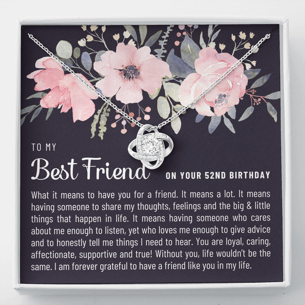 Friend Birthday52 Love Knot Necklace