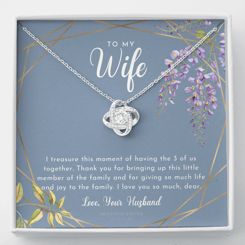 Postpartum Gift for Wife, Gift for Wife Post Pregnancy, Becoming A Mother Gift, Wife After Pregnancy Necklace, Wife Becoming A Mom