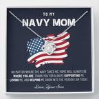 Military Mom Gift, Navy Mom Mothers Day, Navy Mom Gift, Deployment Gift, Navy Mom Necklace from Son, Military, Deploy Gift, Best Navy Mom