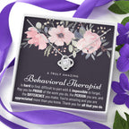 Gift For Behavioral Therapist, Behavioral Therapist Gift, Behavioral Therapist Appreciation Gift, Birthday, Love Knot Necklace