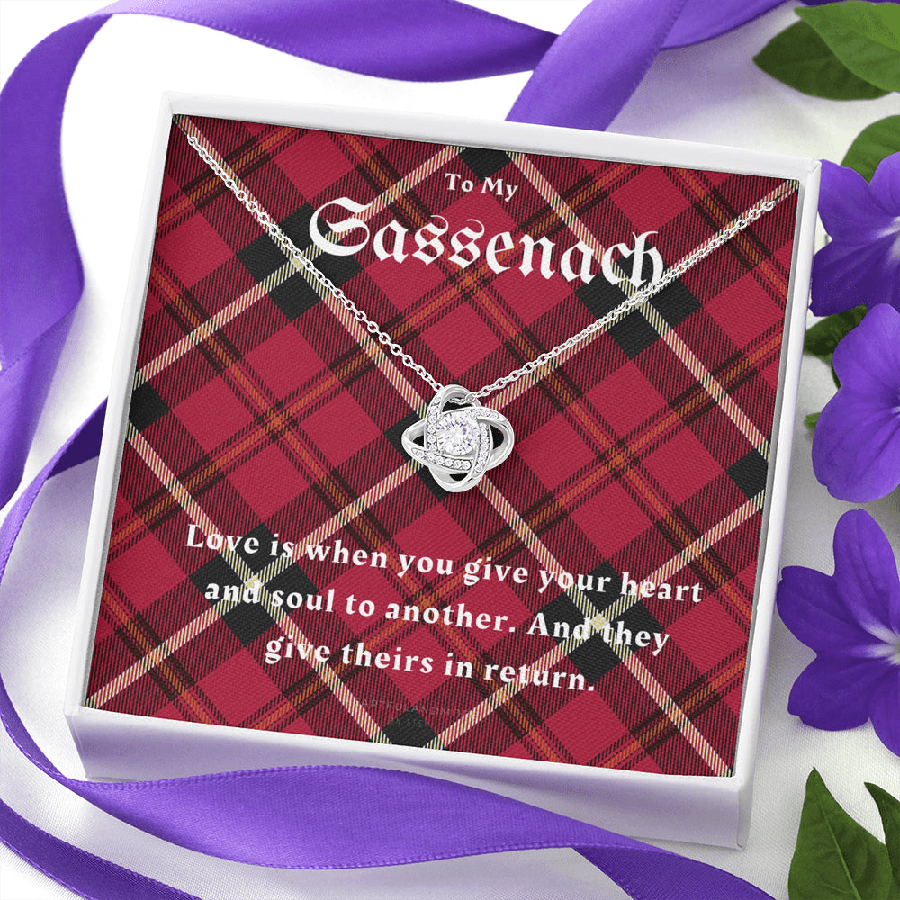 To My Sassenach, Outlander Gift, Outlander Gift Box, Outlander Jewelry, Outlander Gift For Wife, Outlander Charm, Outlander Necklace