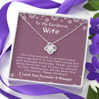 Christmas Gift for Wife, Christmas Gift for Her, Heart Necklace for Wife, Christmas Present for Wife, Christmas Gift Ideas for Wife