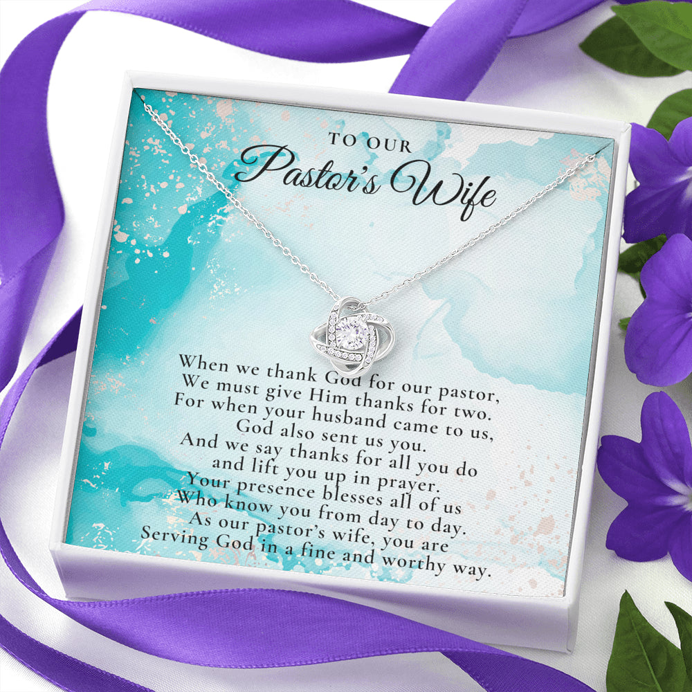 Pastor's Wife Appreciation Gift Necklace, Bible Study Gift, Christmas Present For Pastor's Wife, Best Preacher Wife Gift, Priest Wife Gift