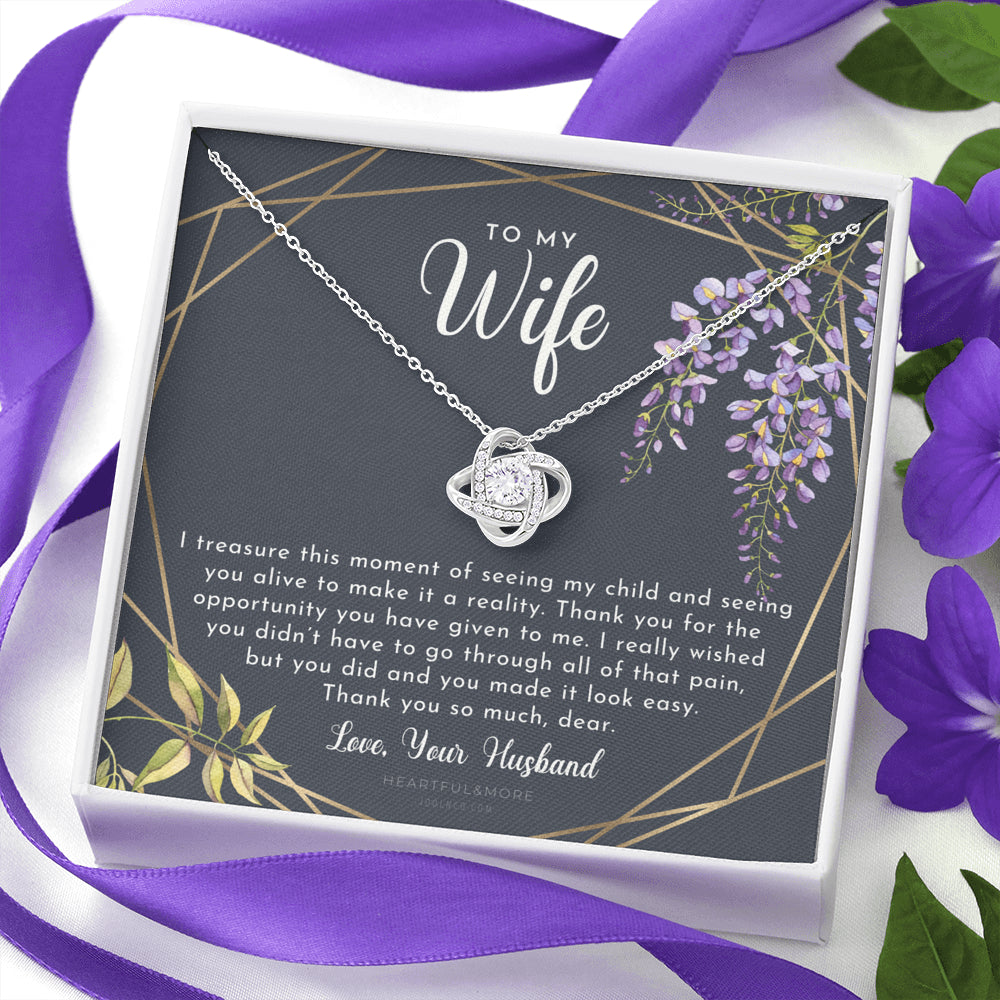 Postpartum Gift for Wife, Gift for Wife Post Pregnancy, Becoming A Mother Gift, Gift For Wife Birth, Wife After Pregnancy Necklace, Wife Becoming A Mom