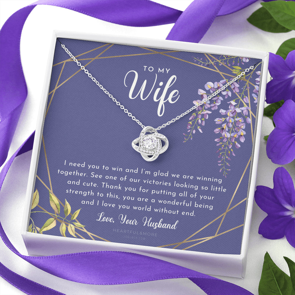 Postpartum Gift for Wife, Gift for Wife Post Pregnancy, Becoming A Mother Gift, Wife After Pregnancy Necklace, Wife Becoming A Mom
