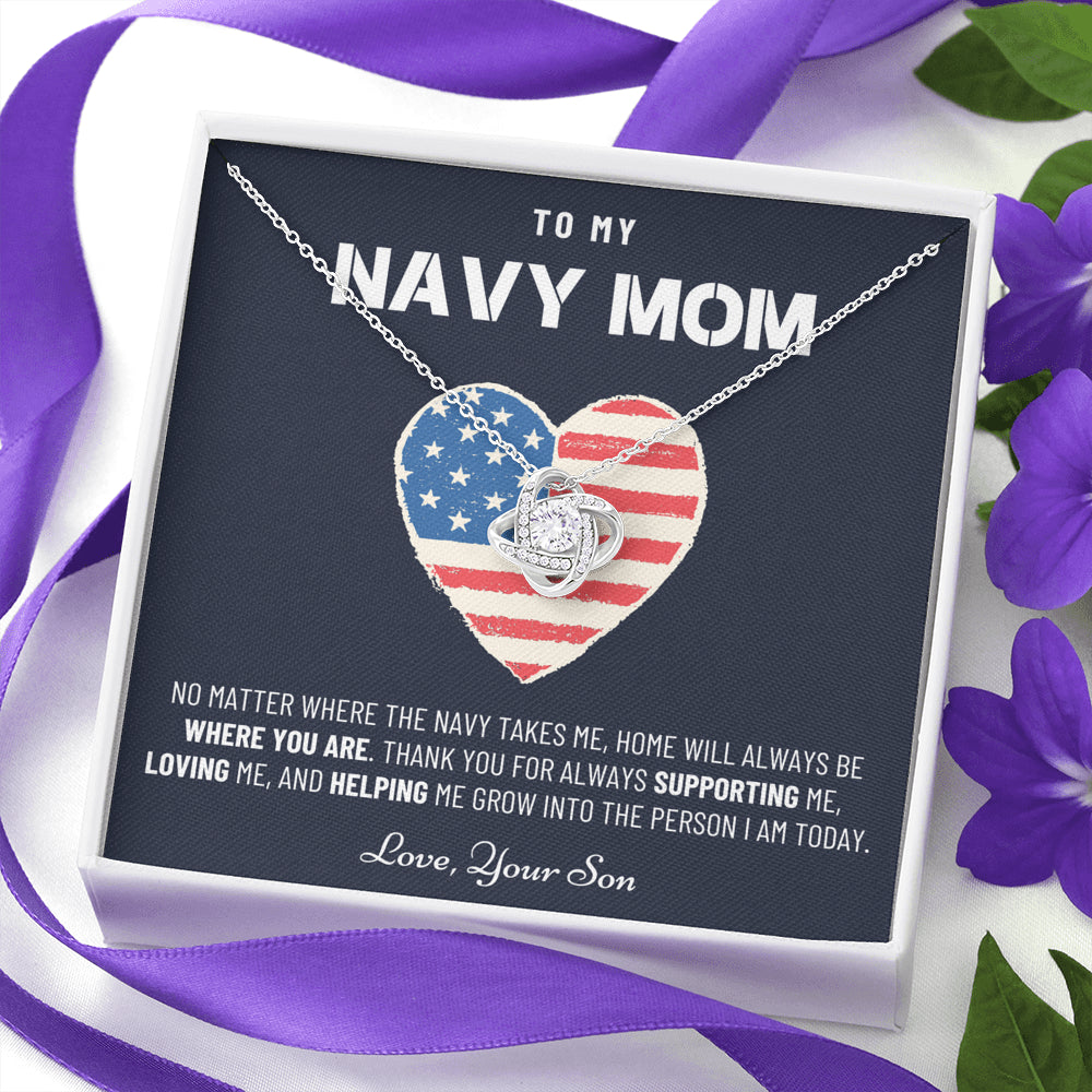 Military Mom Gift, Navy Mom Mothers Day, Navy Mom Gift, Deployment Gift, Navy Mom Necklace from Son, Military, Deploy Gift, Best Navy Mom