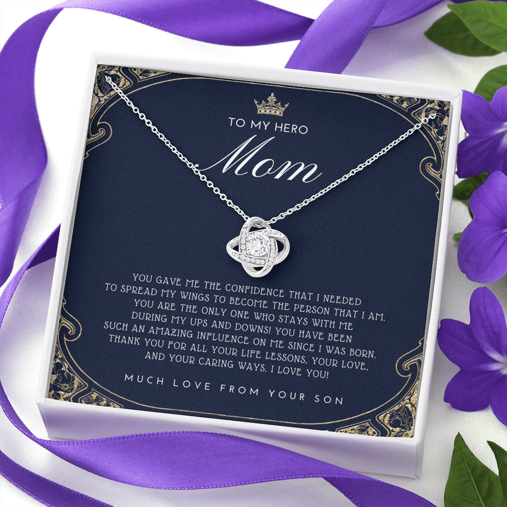Personalized gifts for Mom | To My Beautiful Mom Necklace | Badass Mom Gift | Mother's Day Gift | Gift from Son to Mom | Mother Gift Jewelry