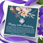 40th Wife Birthday Gift, Gift for Wife 40th Birthday, Birthday Gift for Wife Turning 40