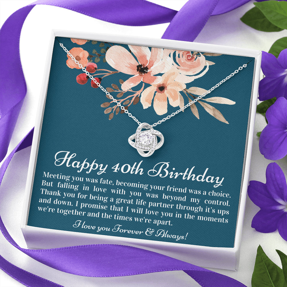 40th Wife Birthday Gift, Gift for Wife 40th Birthday, Birthday Gift for Wife Turning 40