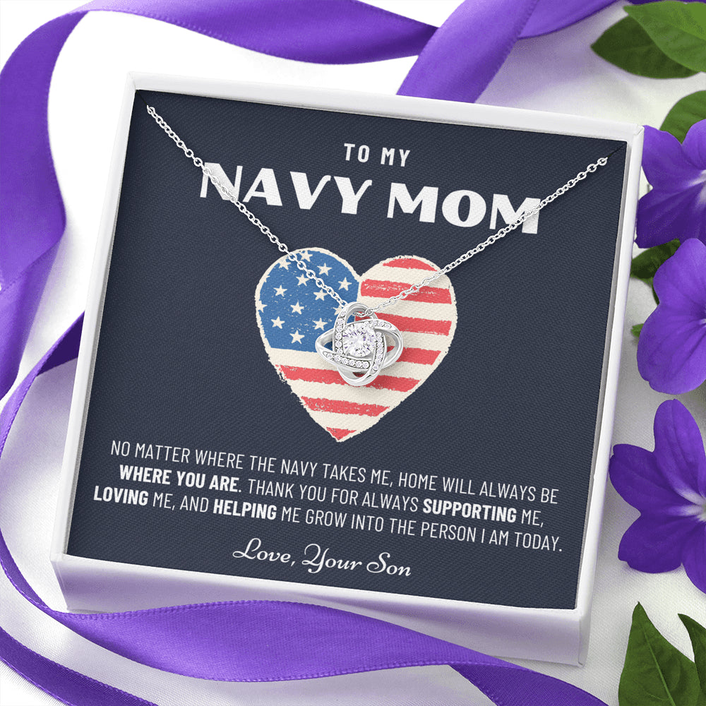 Military Mom Gift, Navy Mom Mothers Day, Navy Mom Gift, Deployment Gift, Navy Mom Necklace from Son, Military, Deploy Gift, Best Navy Mom