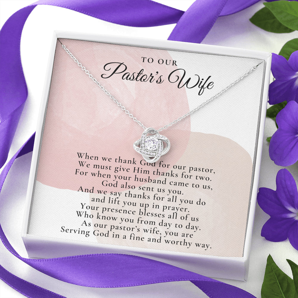 Pastor's Wife Appreciation Gift Necklace, Bible Study Gift, Christmas Present For Pastor's Wife, Best Preacher Wife Gift, Priest Wife Gift