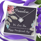 Gift For Grandma Necklace, Grandmother Birthday Gift From Granddaughter/Grandson, To My Grandma Necklace Gift, Grandmother Gift, Grandparents Day Gift
