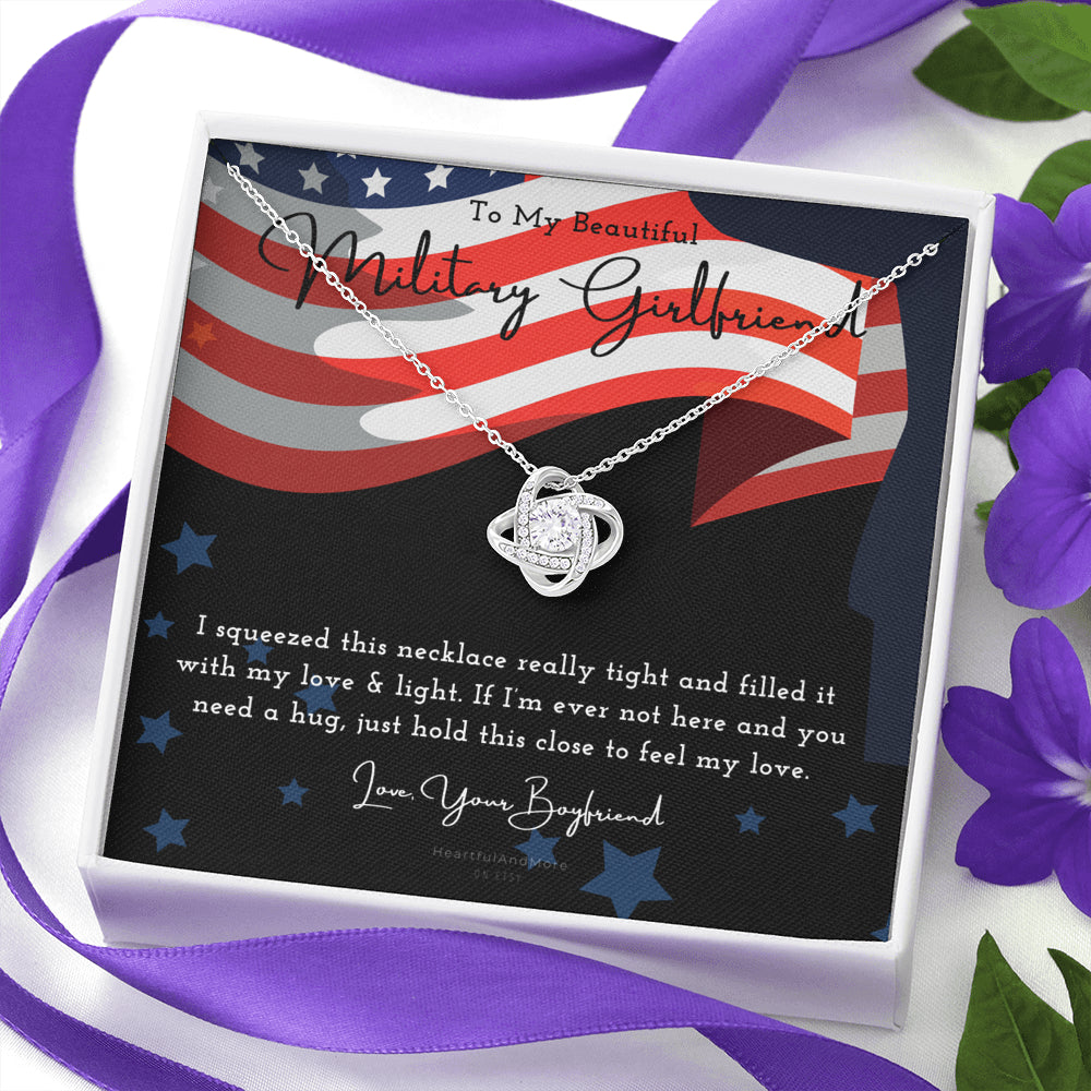 Army Girlfriend Gift, Best Military Girlfriend In The World, Deployment Gift, Gift for Military Girlfriend, Military, Deployment Necklace