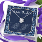Badass Daughter Gift | To My Daughter Necklace From Mom | Grown Up Daughter Gift From Mom | Gift For Daughter from Mom | Daughter's birthday
