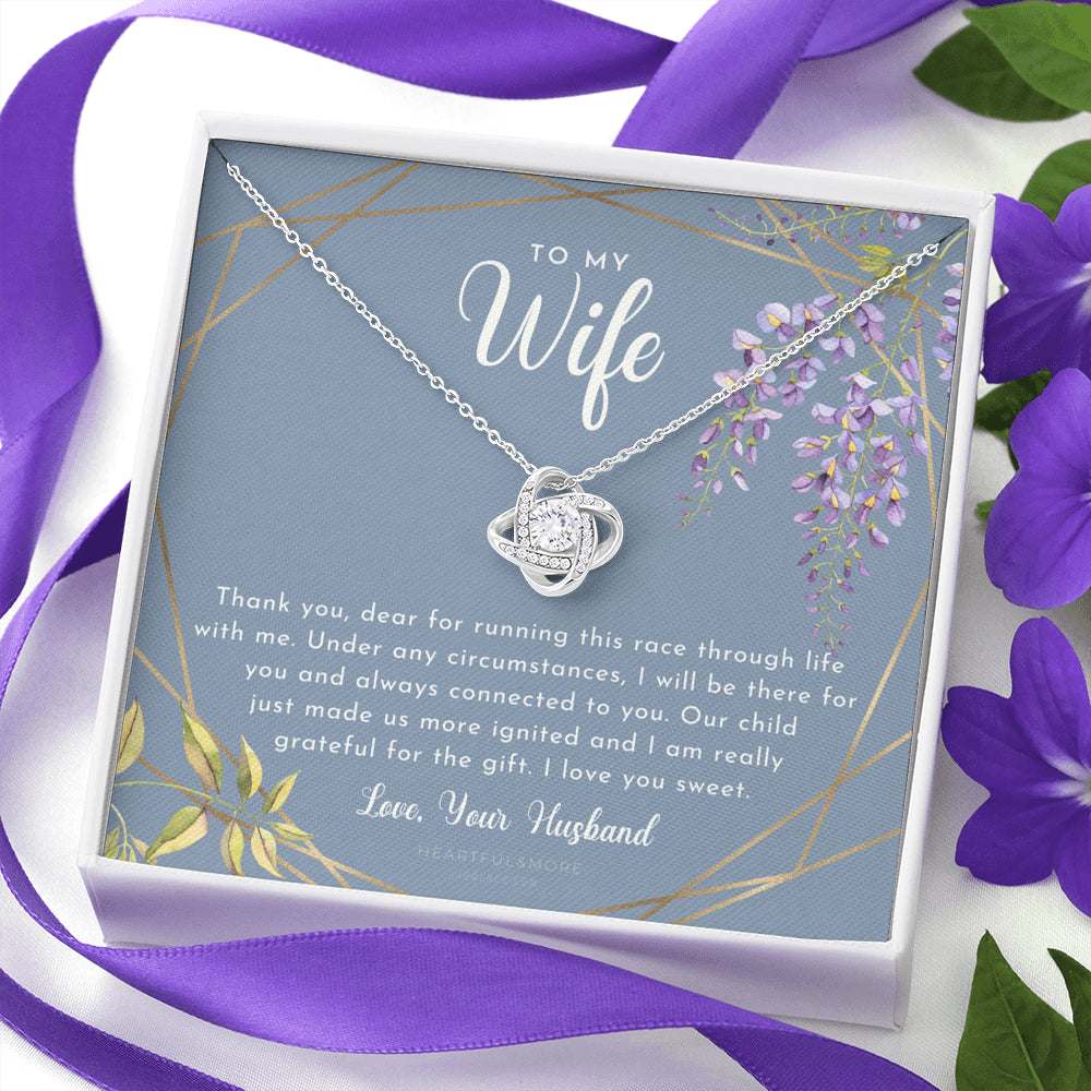 Postpartum Gift for Wife, Gift for Wife Post Pregnancy, Becoming A Mother Gift, Wife After Pregnancy Necklace, Wife Becoming A Mom