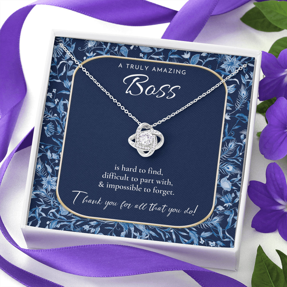 Boss Gift, Necklace for Boss, Gift for Female Boss, Girl Boss, Boss Lady, Thank You Gift, A Truly Amazing Boss Gift, Best Boss