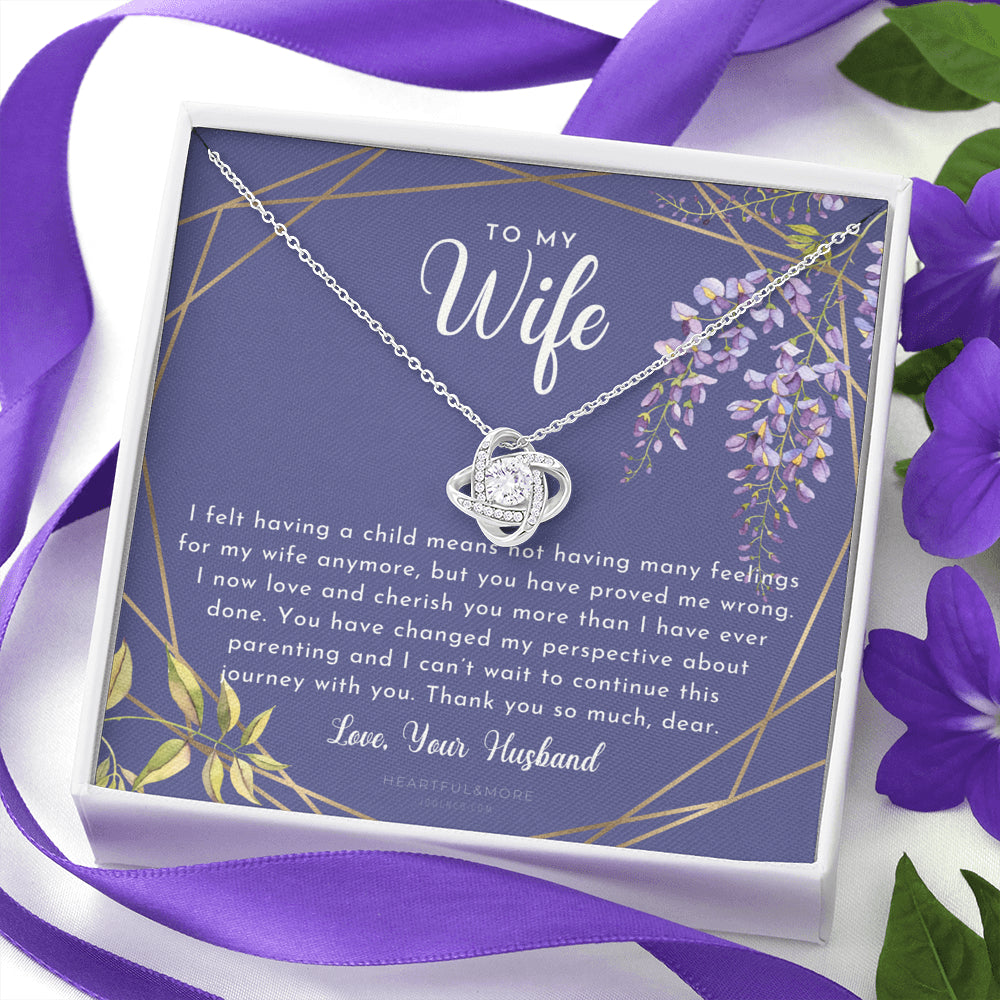 Postpartum Gift for Wife, Gift for Wife Post Pregnancy, Becoming A Mother Gift, Wife After Pregnancy Necklace, Wife Becoming A Mom