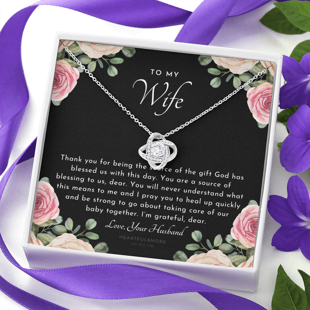 Postpartum Gift for Wife, Gift for Wife Post Pregnancy, Becoming A Mother Gift, Wife After Pregnancy Necklace, Wife Becoming A Mom
