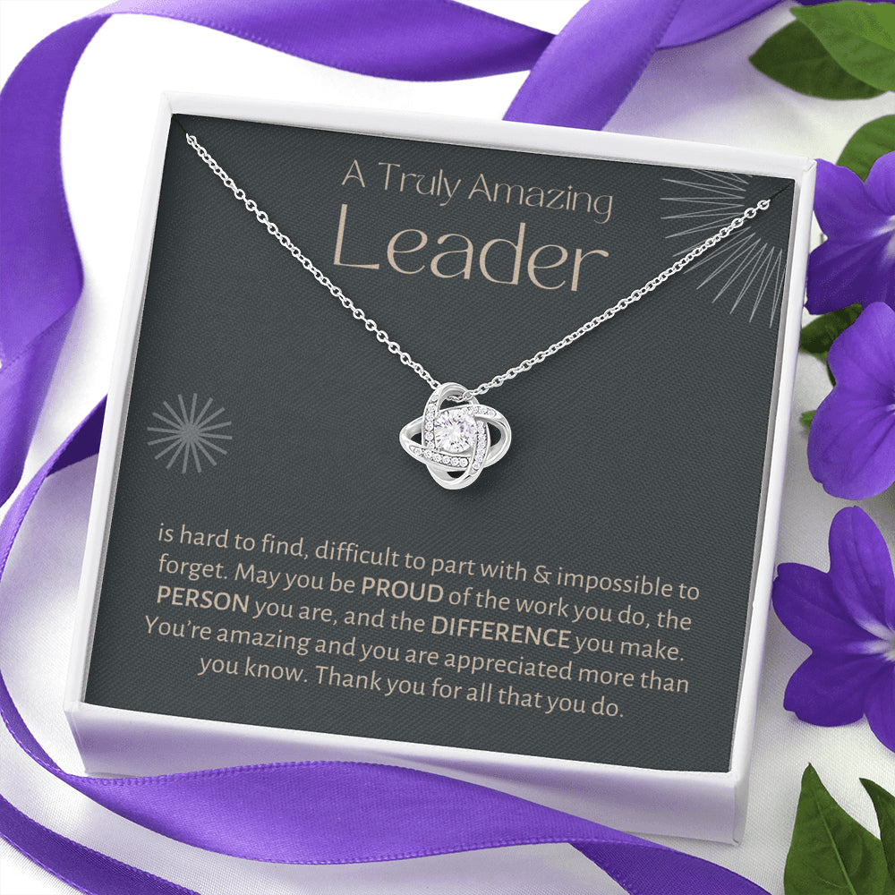 Leader Necklace Love Knot