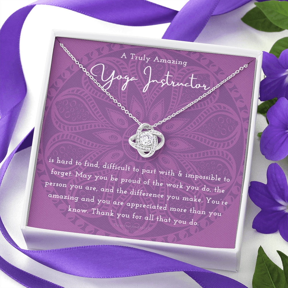 Gift For Yoga Instructor, Yoga Instructor Appreciation Gift, Yoga Teacher Necklace Gift, Yoga Teacher Jewelry, Yoga Teacher Thank You Gift