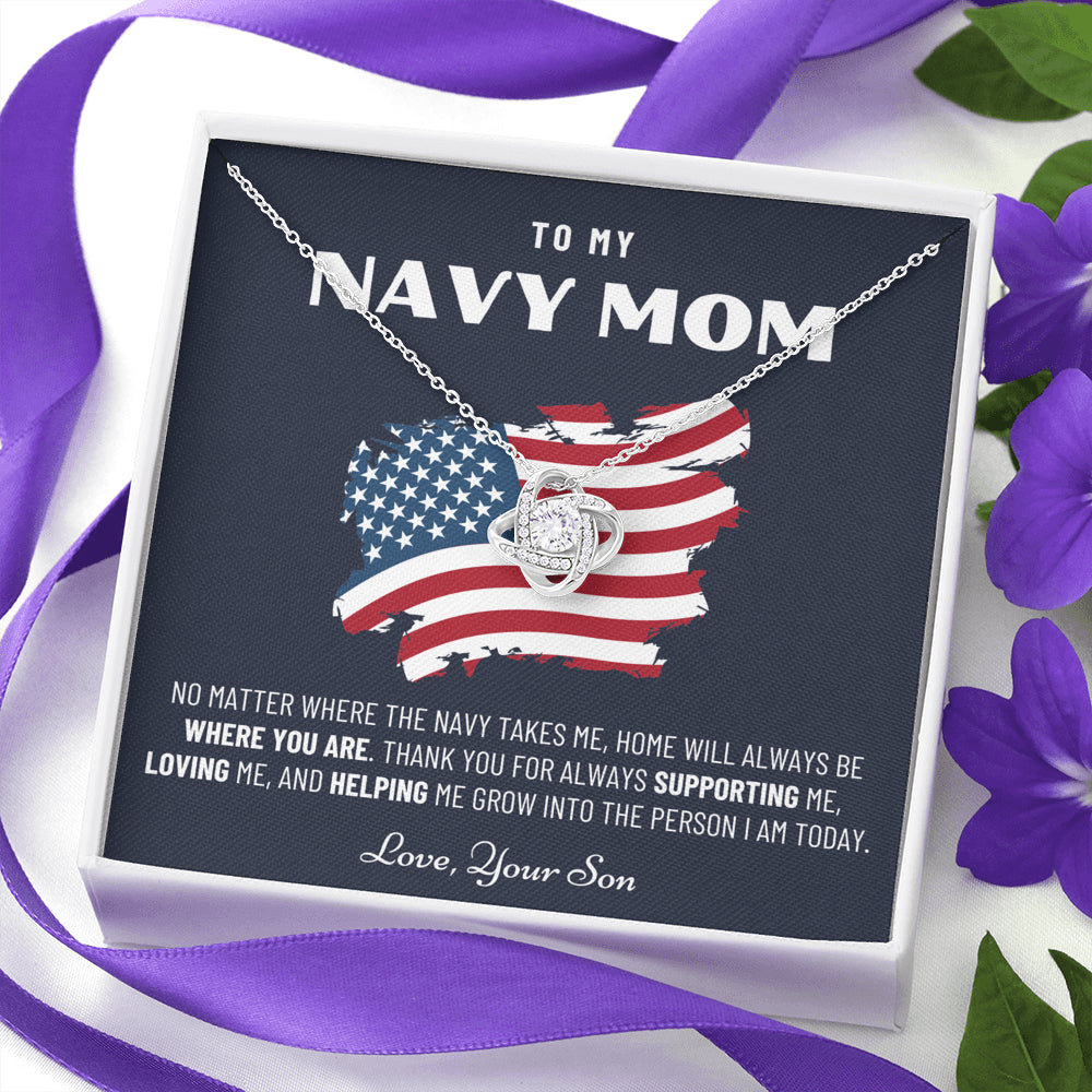 Military Mom Gift, Navy Mom Mothers Day, Navy Mom Gift, Deployment Gift, Navy Mom Necklace from Son, Military, Deploy Gift, Best Navy Mom