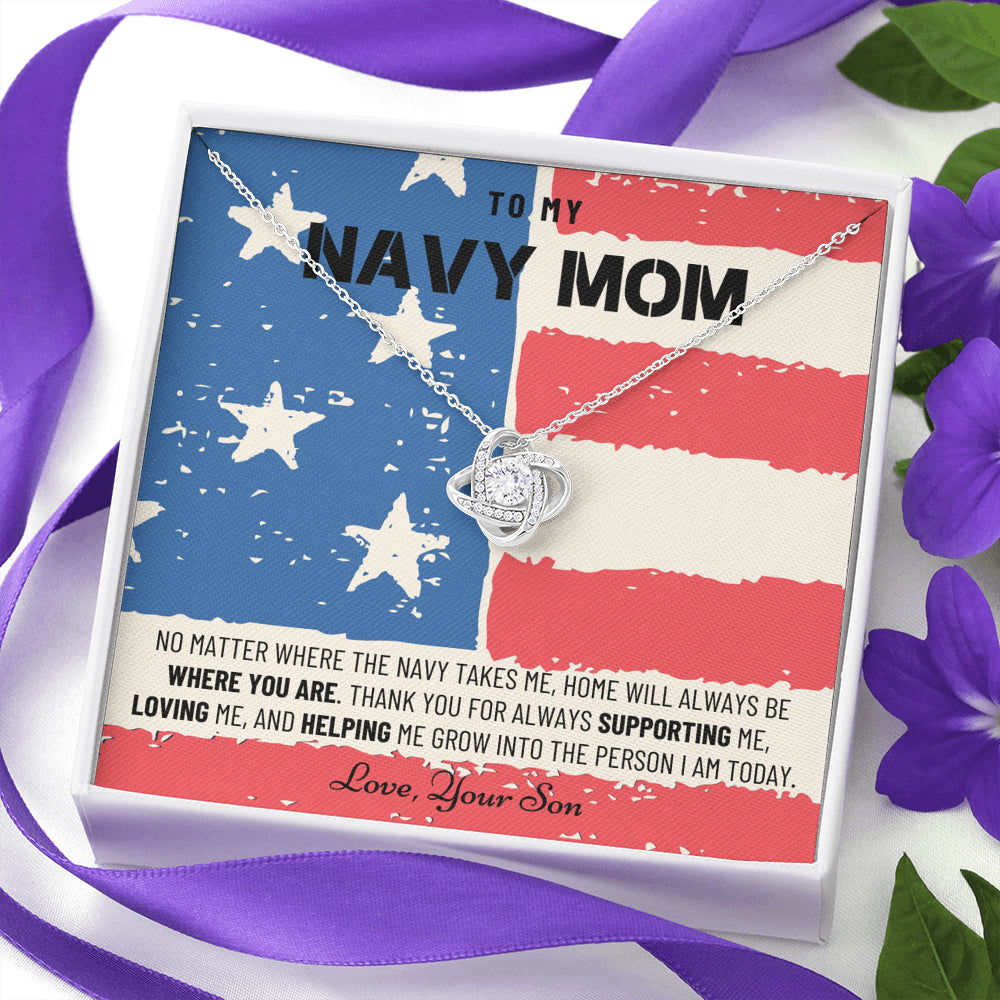 Military Mom Gift, Navy Mom Mothers Day, Navy Mom Gift, Deployment Gift, Navy Mom Necklace from Son, Military, Deploy Gift, Best Navy Mom