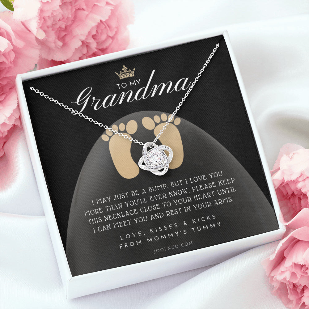 New Grandma Gift | Mom to Grandma Necklace | Pregnancy Announcement Grandparent | First Time Grandma Gifts | New Grandma Necklace