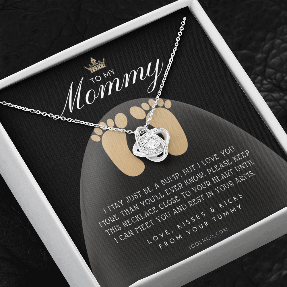 Mom to be gift | New Mommy Gift Necklace | Pregnant Wife Gift | I May Just Be A Bump But I Love You | To mummy from bump | To Mommy to be
