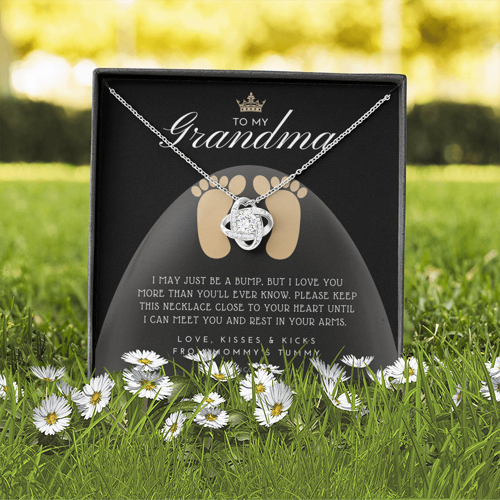 New Grandma Gift | Mom to Grandma Necklace | Pregnancy Announcement Grandparent | First Time Grandma Gifts | New Grandma Necklace