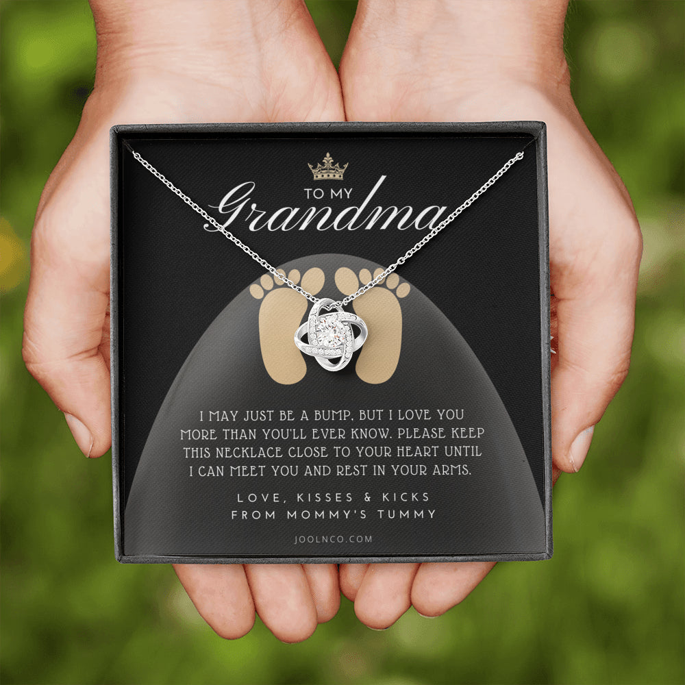 New Grandma Gift | Mom to Grandma Necklace | Pregnancy Announcement Grandparent | First Time Grandma Gifts | New Grandma Necklace