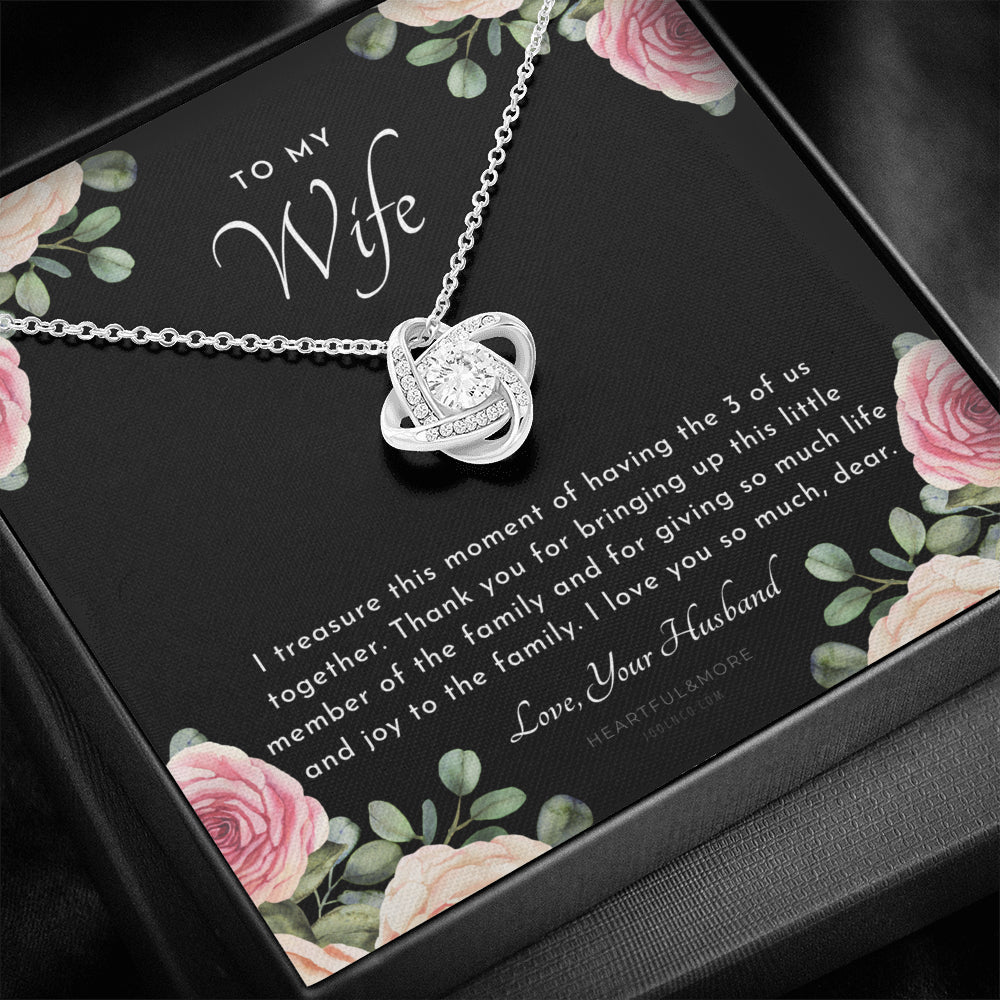 Postpartum Gift for Wife, Gift for Wife Post Pregnancy, Becoming A Mother Gift, Wife After Pregnancy Necklace, Wife Becoming A Mom