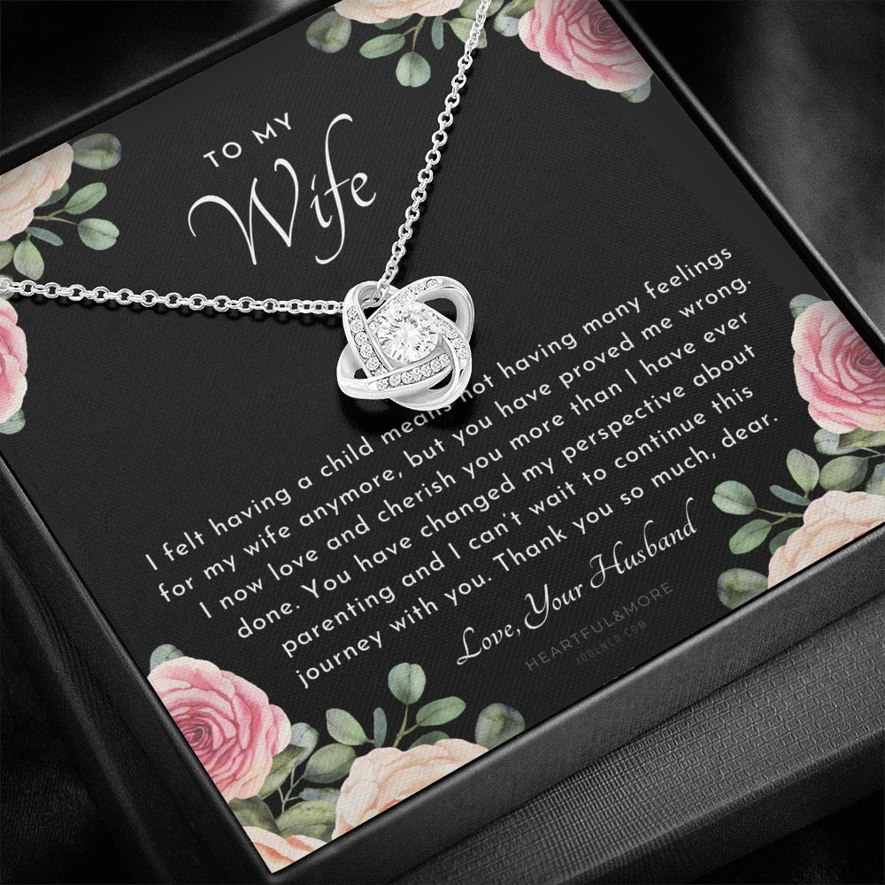 Postpartum Gift for Wife, Gift for Wife Post Pregnancy, Becoming A Mother Gift, Wife After Pregnancy Necklace, Wife Becoming A Mom
