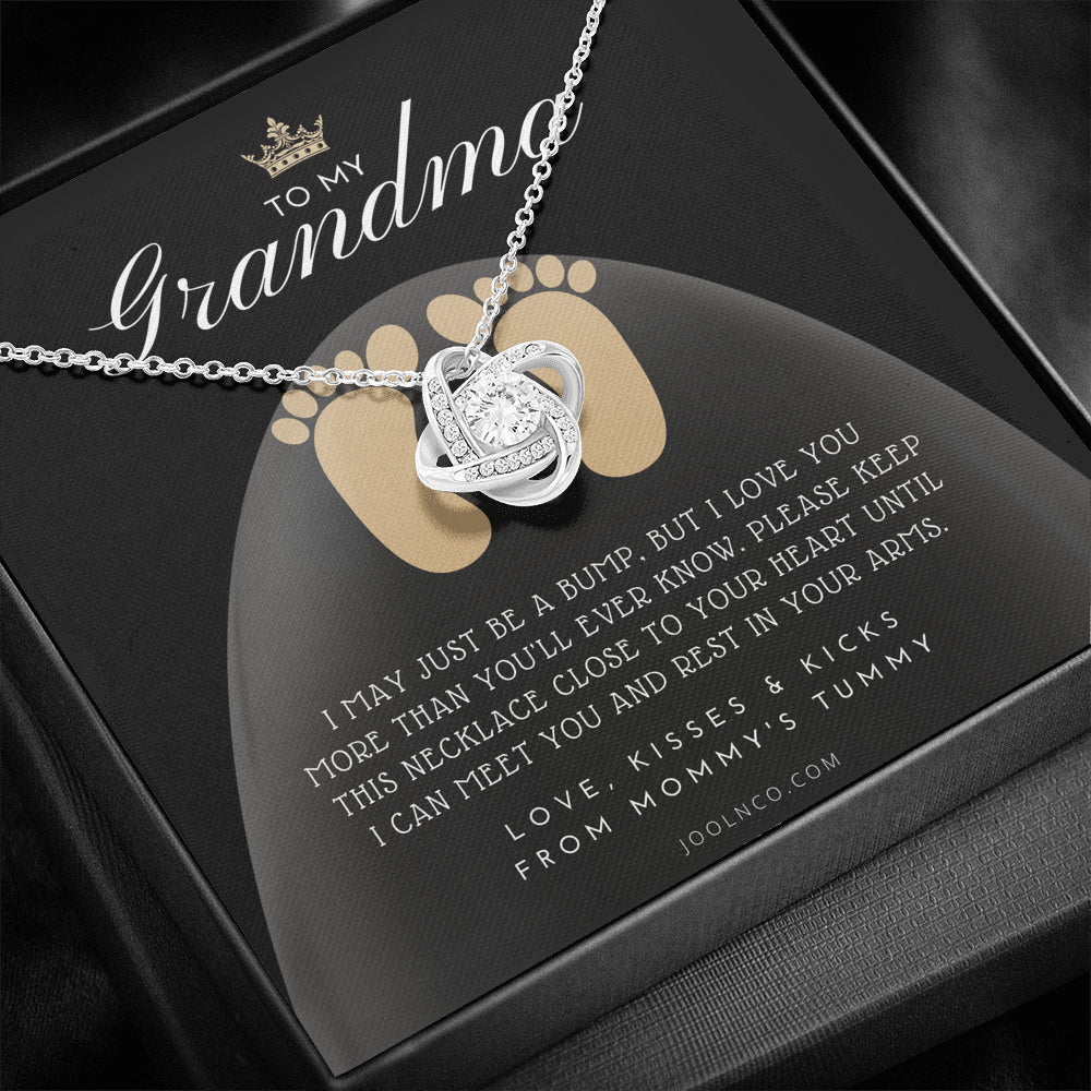 New Grandma Gift | Mom to Grandma Necklace | Pregnancy Announcement Grandparent | First Time Grandma Gifts | New Grandma Necklace