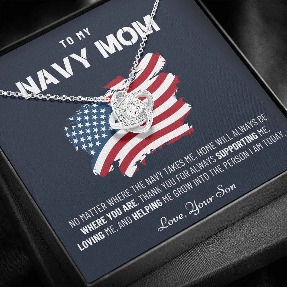 Military Mom Gift, Navy Mom Mothers Day, Navy Mom Gift, Deployment Gift, Navy Mom Necklace from Son, Military, Deploy Gift, Best Navy Mom