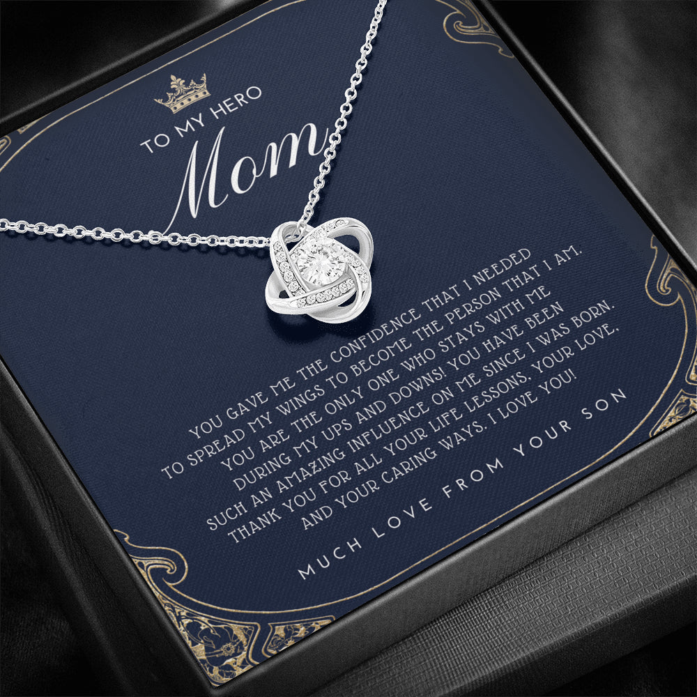 Personalized gifts for Mom | To My Beautiful Mom Necklace | Badass Mom Gift | Mother's Day Gift | Gift from Son to Mom | Mother Gift Jewelry
