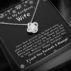 Christmas Gift for Wife, Christmas Gift for Her, Heart Necklace for Wife, Christmas Present for Wife, Christmas Gift Ideas for Wife