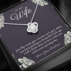 To My Wife Necklace, Anniversary Gift for Wife, Birthday Gift for Wife, Jewelry for Wife, Necklace for Wife, Gift for Wife Birthday