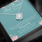 Best Friend Gift on Her Wedding Day, Best Friend to Bride Necklace, Best Friend Gift to Bride, Bride Gift From Maid of Honor, To My Best Friend