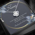 Nanny Appreciation Necklace Gift, Nanny Thank You Gift, Thank you Nanny, Gift for Nanny Leaving, A Truly Amazing Babysitter Gift, Best Nanny